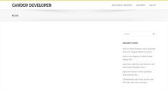 Desktop Screenshot of candordeveloper.com